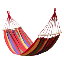 Outdoor hammock anti-rollover outdoor camping portable household childrens outdoor nap net bed hammock tied to the tree
