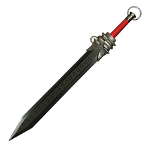 Qin Dynasty Mingyue Giant Que Sword Large Household Sword Tianwen Lingxu Shuihan Black Eyebrow Shark Tooth Broad Sword Heavy Sword Unedged