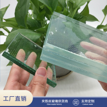 8 8mm anti-slip tempered glass stair floor eight-character stripes high transparent small dots laminated and tempered