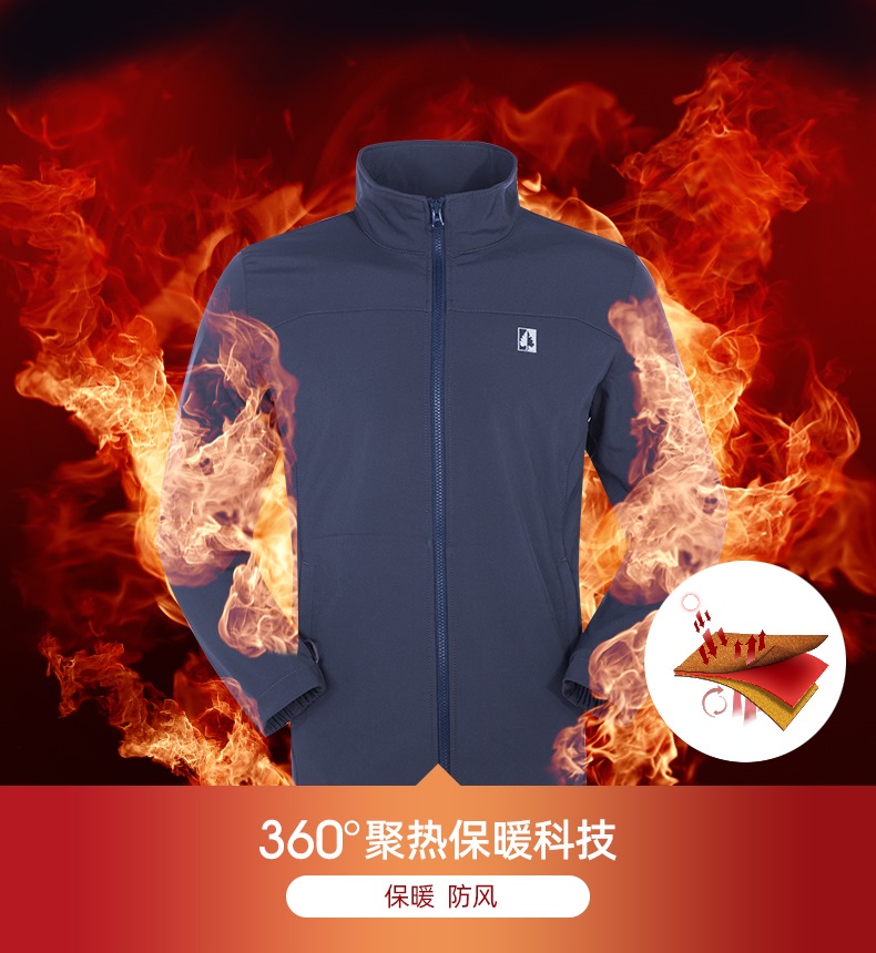法国 SEVLAE/圣弗莱 男士防风防水三合一冲锋衣 暴雨级防水 接缝全压胶 图5