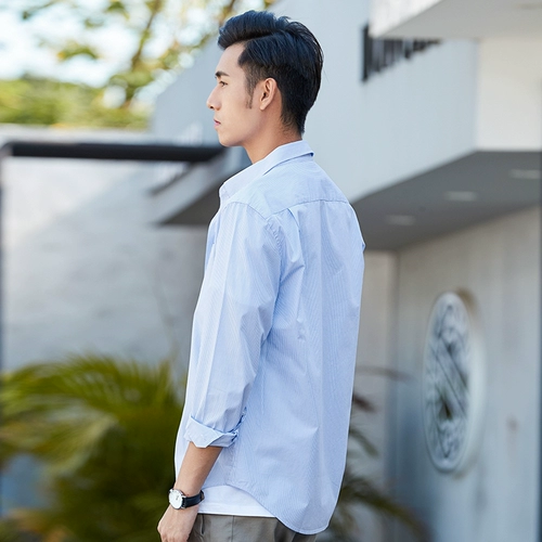 Осенняя тонкая рубашка, тонкий трендовый лонгслив, коллекция 2021, с вышивкой