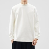 Удерживающая тепло базовая приятная телу двусторонная демисезонная утепленный лонгслив, высокий воротник, изысканный стиль