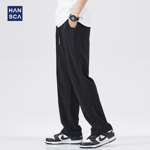 Осенние баскетбольные штаны для отдыха, свободный прямой крой