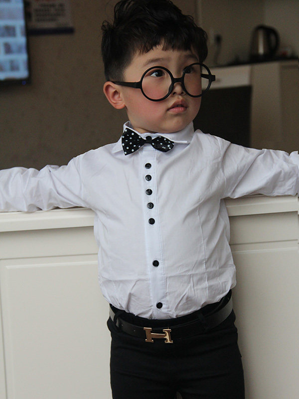 Chemise garcon à manche longue - Ref 2076104 Image 7