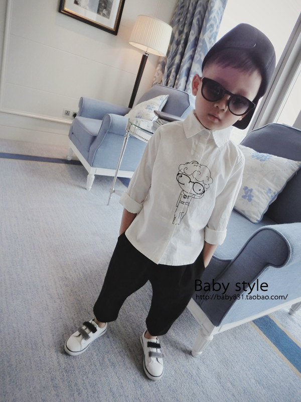 Chemise garcon à manche longue - Ref 2074839 Image 17