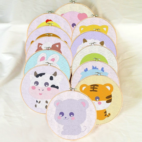 Кролик для начинающих, «сделай сам», китайский гороскоп, коллекция 2022, с вышивкой, 2023