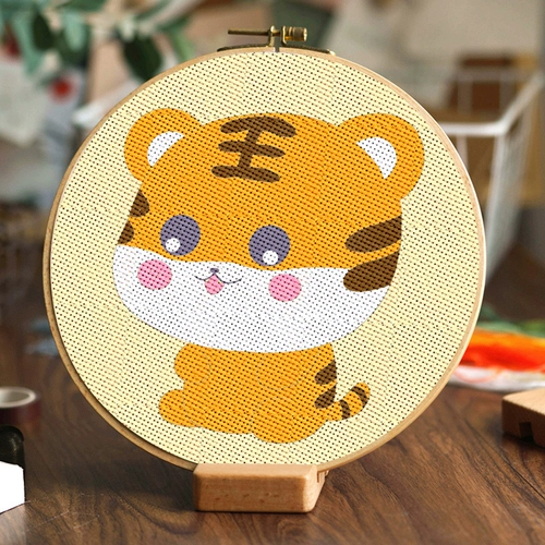 Кролик для начинающих, «сделай сам», китайский гороскоп, коллекция 2022, с вышивкой, 2023