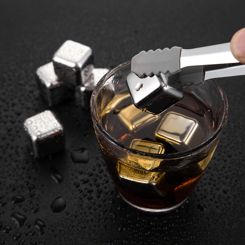 304 Stainless Steel Ice Cubes Metal Ice Cubes Freezer Ice Hockey Whisky Ice Stone Ice Town Theice Wine Stone