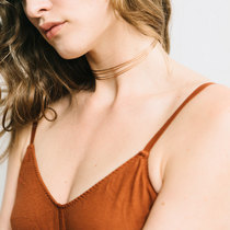 American designer Chrissy handmade jewelry 丨 Ring ring 丨 14K gold collar necklace spot