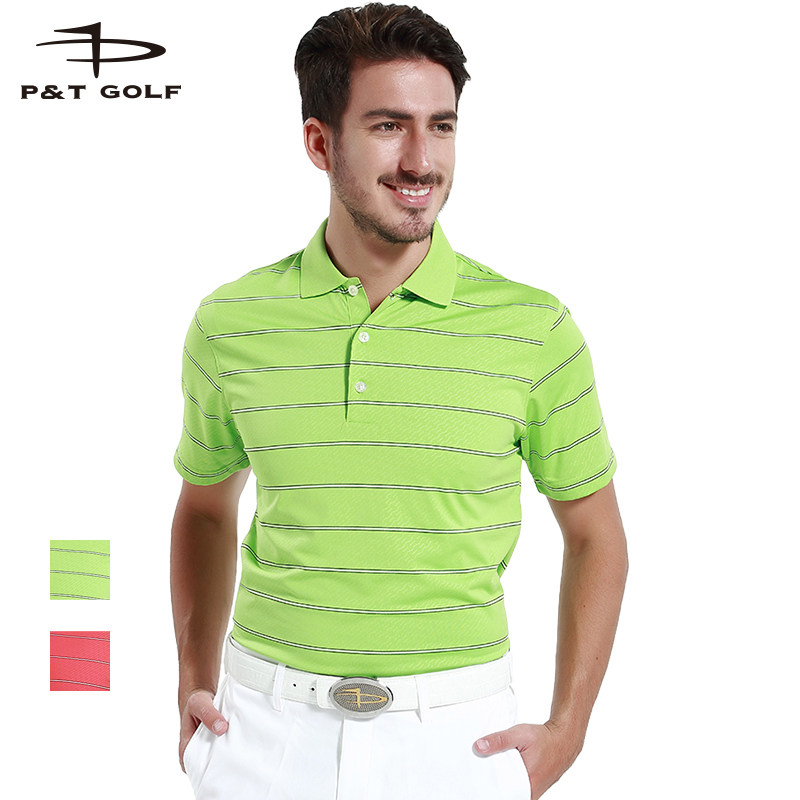 PT Pecittate Golf T-Shirt Men Summer Slim-Breathable Speed Dry Jersey Polo Shirt Golf Short Sleeve-Taobao