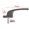 Plastic Steel Door and Window Transmission Handle Square Shaft Outward Opening Window Handle Narrow Base Glass Window Handle Hardware Accessories