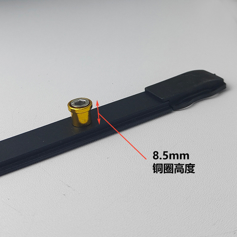 Broken Bridge Aluminum Doors and Windows Transmission Rod Aluminum Rod Aluminum Alloy Connecting Rod Connecting Slider Casement Window Pull Rod Hardware Accessories