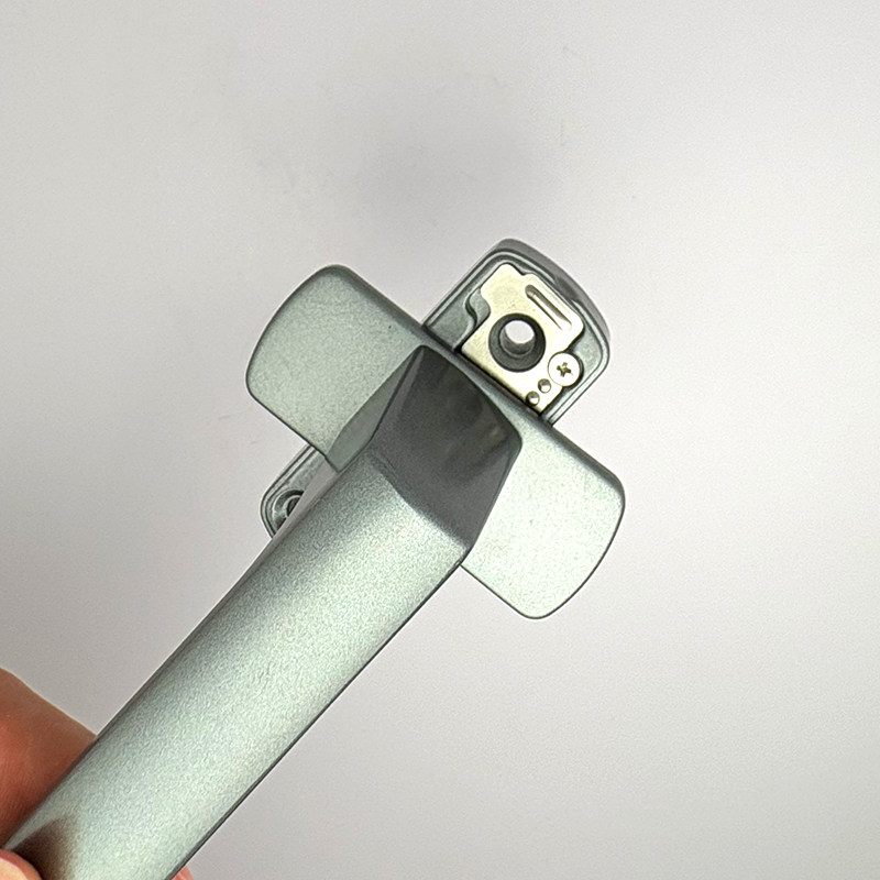 Broken Bridge Aluminum Window Handle Child Lock Hidden Safety Lock System Window Casement Window Screen Window Handle with Lock Pull Handle