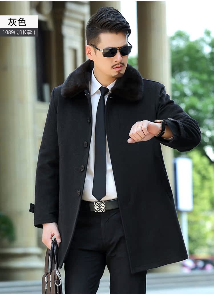 Blouson hiver pour homme en Laine - Ref 3112513 Image 30