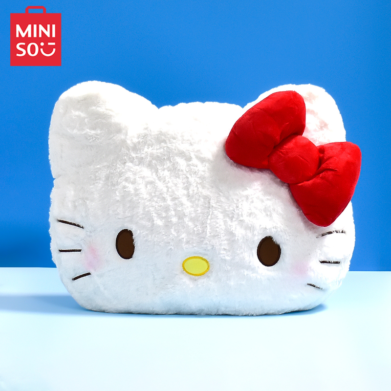 Miniso Sanrio Hello Kitty Pillow Cute Plush Cushion for Girls