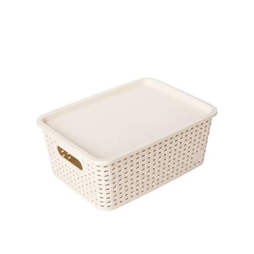 Miniso, корзина для хранения, пластиковая настольная система хранения