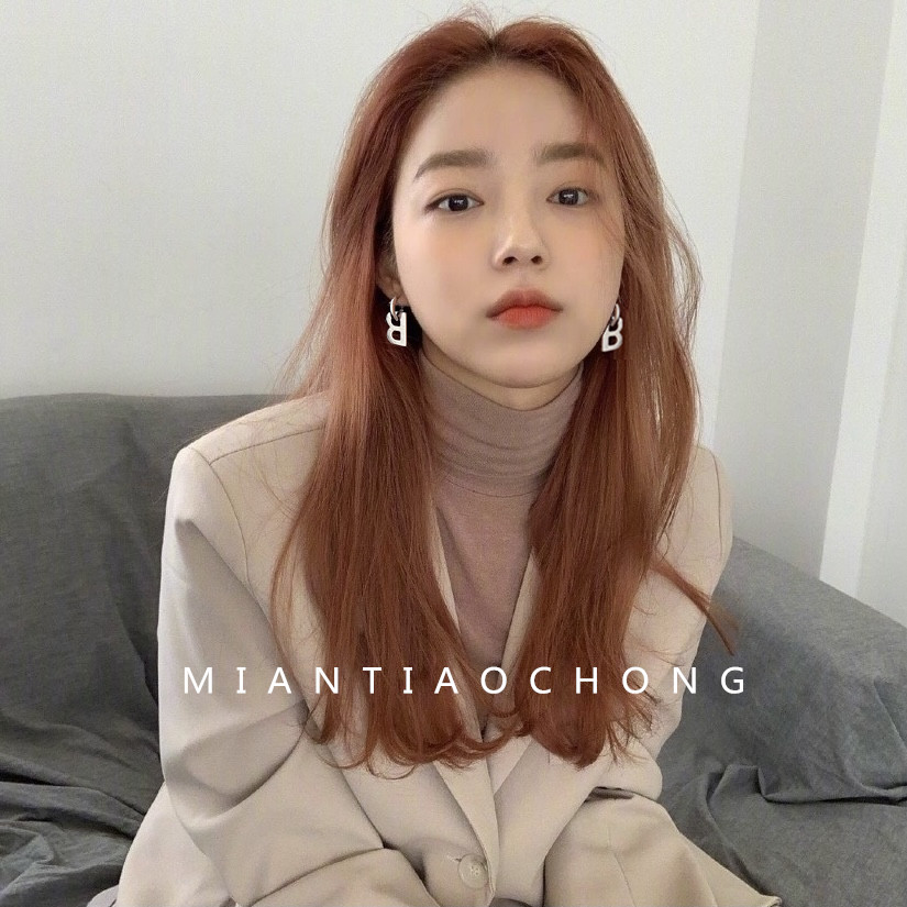 S925 silver needle European and American letters B hip-hop with wind ear pendant personality Exaggerated Metal Earrings Street Clapping Ear Clip