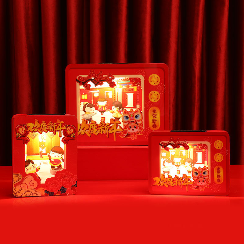 New Year's Day decorations shopping mall bars Bar Supermarket Festivals Beauty Chen Windows Placement Counter desktop New Year's Eve Showls-Taobao