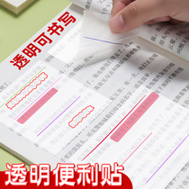 Invisible Note Sign Transparent and Convenient Students Using Study Bookmark Paper to Message Note Signal