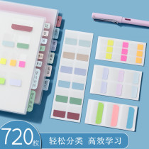 Index Post-it notes Post-It stickers students use color notes to sort small bars with sticky bookmarks