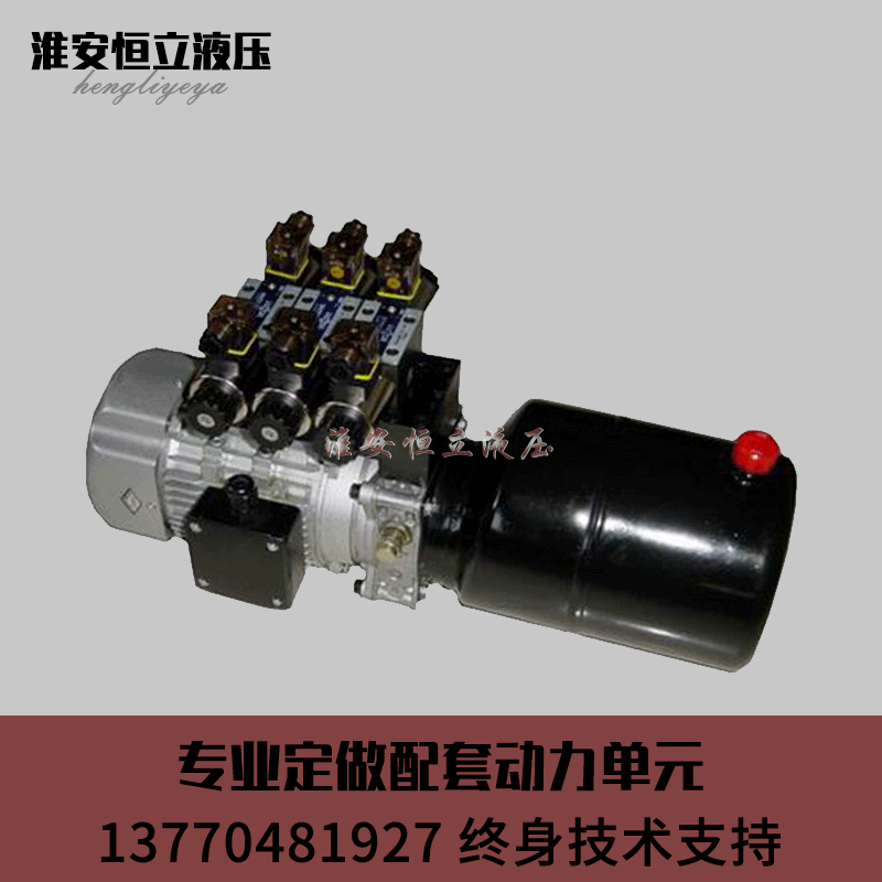 Hydraulic untire motor power unit Two-way three-way double acting Small hydraulic pump station with hydraulic pump station