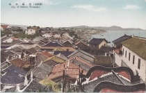 Old postcard panorama of Yueyang