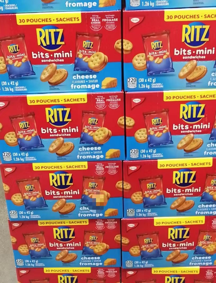 Canada Ritz Mini cheese cheeese cheese sandwich small biscuit 1 26 kg