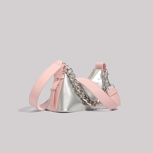 Небольшая сумка, летняя сумка через плечо, небольшая дизайнерская серебряная сумка подмышку, сумка на одно плечо, премиум класс