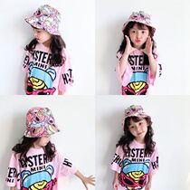 Childrens holiday hat pacifier doll Girl foreign style fashion sunscreen fisherman hat Female baby fashion sun hat