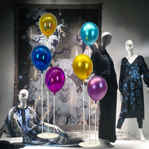 Outdoor simulation glass steel light luxury plated plastic hardware fake balloon desktop furniture window decoration scene props