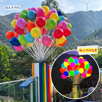 Outdoor Redwood House travel simulation of FRP plastic balloon hot balloon photography card decoration