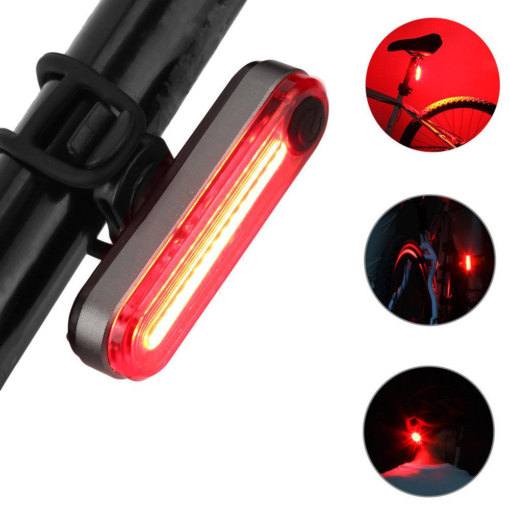 Machfally mountain bike tail light USB charging dead fly bike night riding safety warning light backpack light