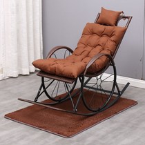 Adult rattan rocking chair recliner leisure rocking chair wu shui yi lazy rocking chair old chair yang tai yi xiao yao yi