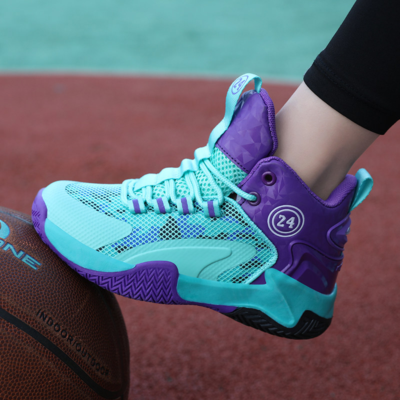 2022 spring and summer boys sports shoes new ball shoes non-slip children's basketball shoes middle-aged children's running shoes