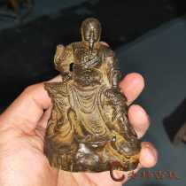 Antique Miscellaneous antique genuine collection of bronze pure copper Xuanwu Zhenwu true statue ornaments old objects