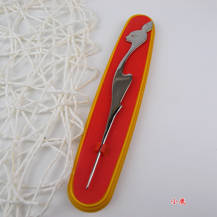 Phiên bản bện bằng thép không gỉ dụng cụ cầm tay crochet động vật tulip hình dáng Crochet Collector - Công cụ & vật liệu may DIY móc áo len cho bé