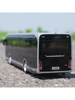 1:42 Yutong Bus Model U12 Overseas Version Black King Kong Model Bus Pure Electric Bus Alloy Car Model