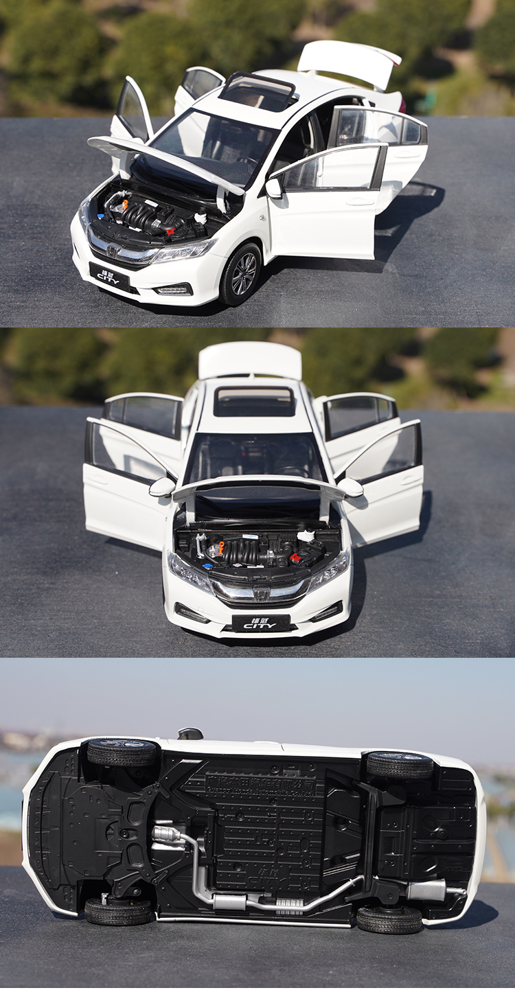 NEW 1/18 Honda City 2018 Metal Diecast Car Model Toy Display