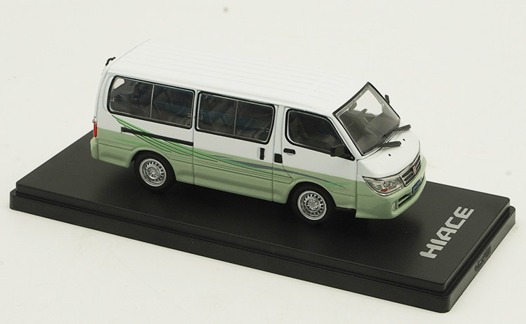 1/43 Hiace Van Box MPV Diecast Metal Model Car Toy Police/White