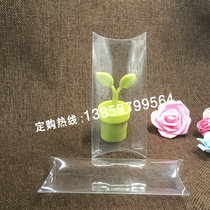 PVC Transparent Candy Box Stick Candy Packaging Box Sub Creative Gift Box Transparent Stick Candy Pillow Box Spot Supply