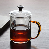 Chinese glass cup tea water separation filter Tea Cup mens personal special green tea office tea cup with lid