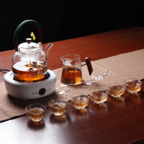 Clifang steaming teapot glass steaming tea maker household high temperature resistant bubble teapot electric pottery kettle tea ceremony orchestration