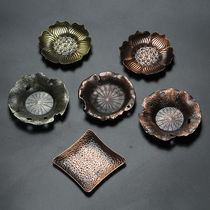Changyitang cup holder Tea holder Alloy cup mat Tea mat Tea ceremony zero matching