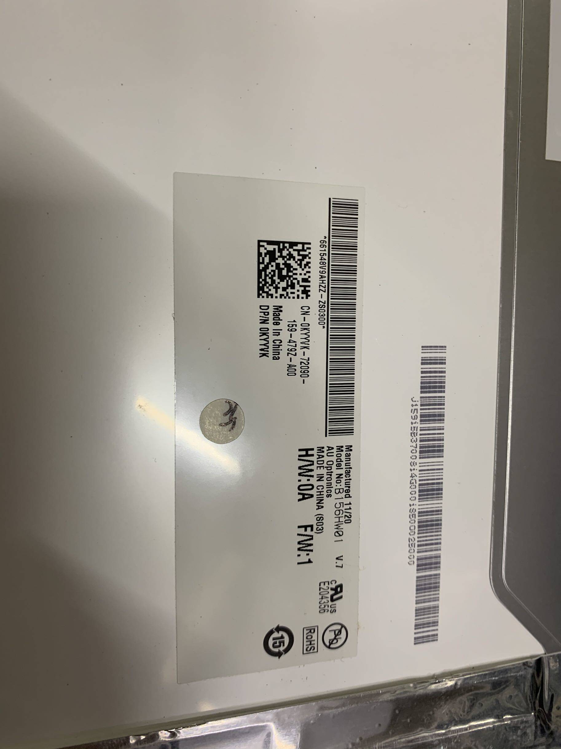 B156HW01V4 V 7 B156HTN01 1 15 6 inch Upgrade high score 1080 wide colour gamut 95% screen