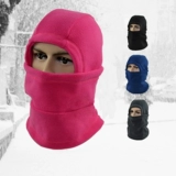 Дорожная бархатная удерживающая тепло шапка, шлем для велоспорта, шарф, зимняя лыжная маска подходит для мужчин и женщин, увеличенная толщина