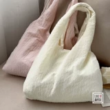 Свежая сумка на одно плечо, брендовый кремовый шоппер, в корейском стиле, французский стиль