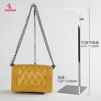 Stainless steel 7-head hanging bag display stand men's and women's bag bracket clothing store display window props