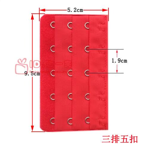 Đồ lót mở rộng áo ngực khóa dài áo ngực kết nối tăng trưởng khóa ba hàng hai khóa ba khóa bốn khóa bốn khóa năm móc nới áo ngực