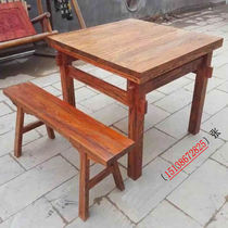 Solid wood dining table chair bench bench bench long bench high stool Ming and Qing antique bench Kung Fu stool