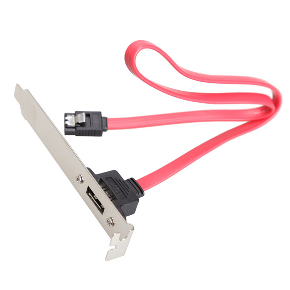 SATA to ESIATA External PCI Slot Cable with Port Bracket
